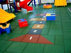 Резиновая плитка (повышенной плотности) 50х50х3 см