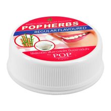 Зубная паста POP Popular Растительная с бамбуковым углем и солью, 30 гр