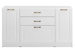 Комод Ливерпуль белый / ясень ваниль