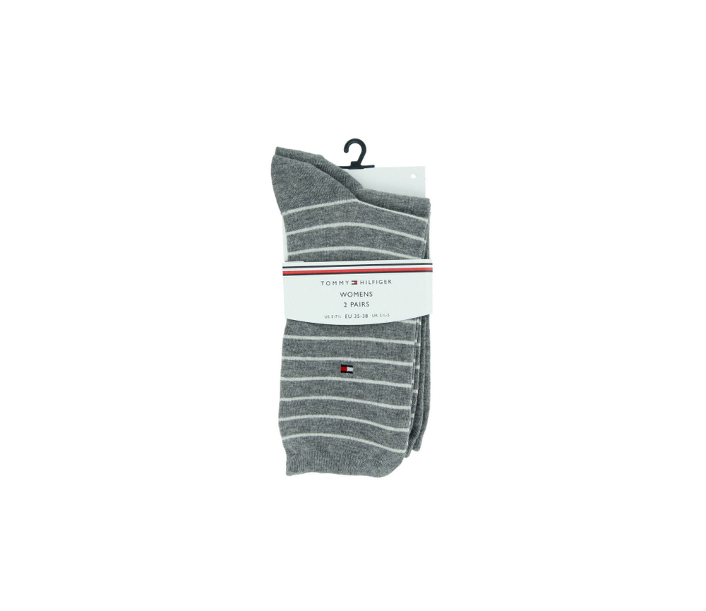 носки 2 пары Tommy Hilfiger - серый(100001494)