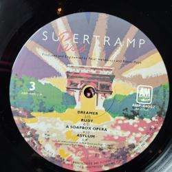 Винтажная виниловая пластинка LP Supertramp Paris (Japan 1980) (Obi)