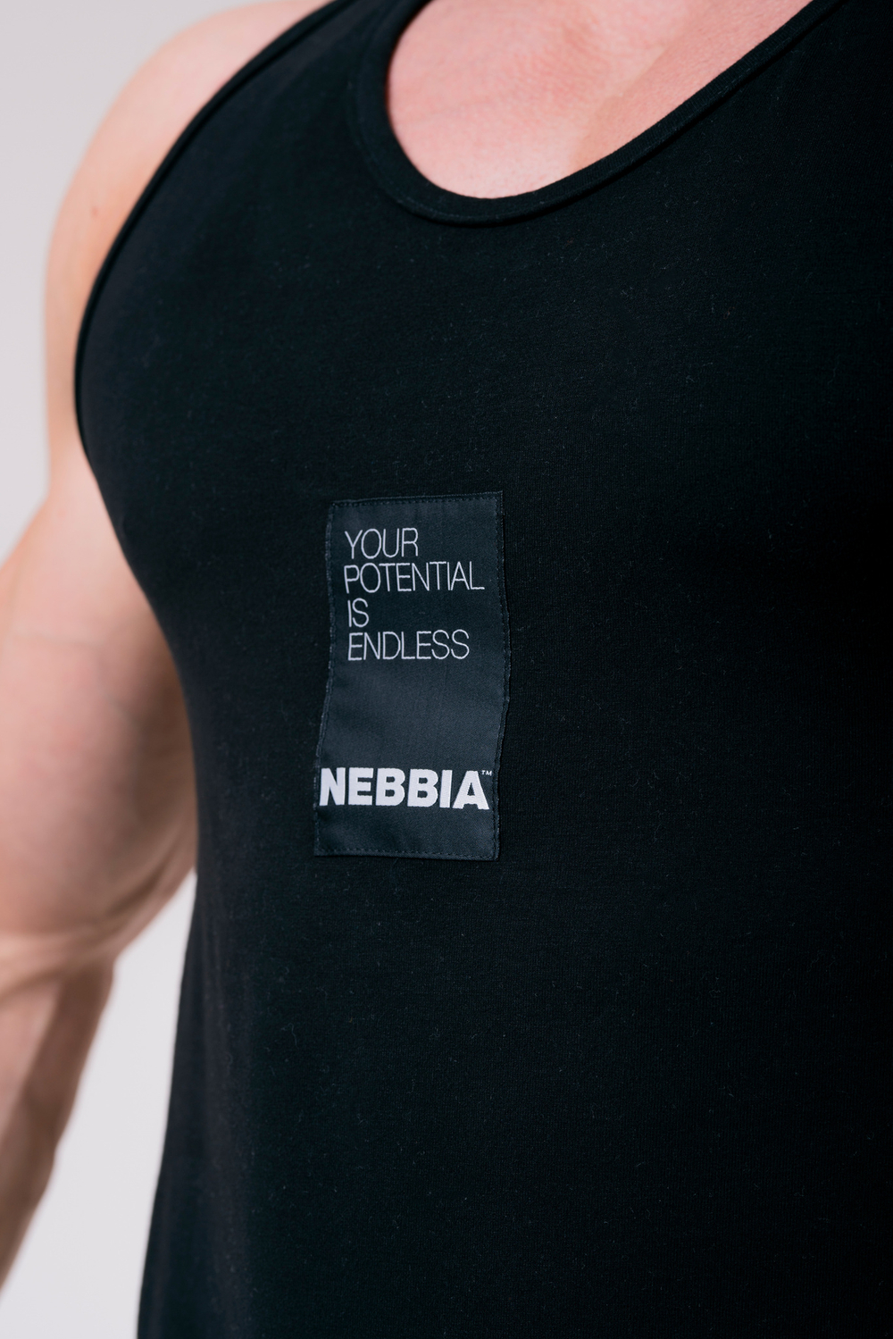 Мужская майка Nebbia Singlet Your potential is endless 174 black