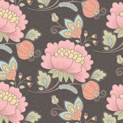 Пионы на шоколадном фоне