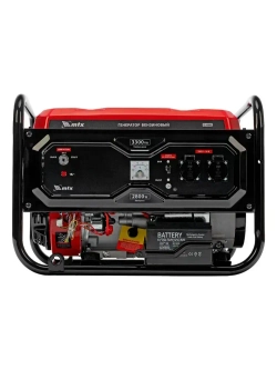 Генератор бензиновый MTX RS-4000E, 3.3 кВт мощность и 208 см3 объем двигателя, 15 л объем топливного бака, электростартер и блок AVR, 2 розетки и датчик уровня масла, 946125