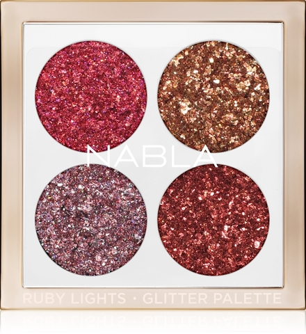 NABLA Cosmetics Ruby Lights - Палетка теней для век: палетка теней для век, 4 g