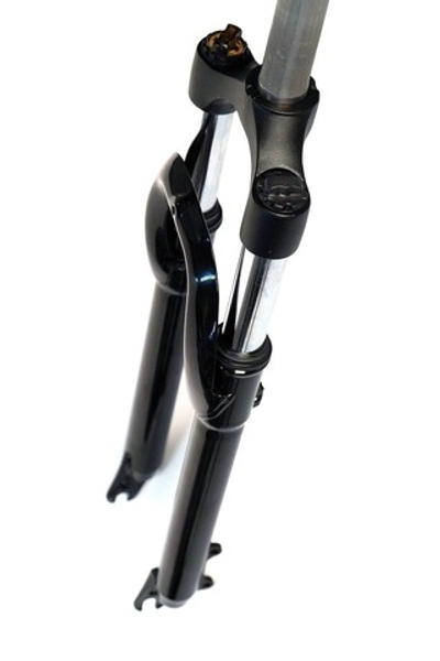 Вилка EASING ES 245 AMS 29*1.1\8 ход 80мм,пружина,предварительное сжатие,стальная,черная,б\р2,55кг