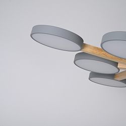 Люстра на штанге Imperiumloft TURNA Gray TURNA-B01