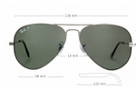 Ray Ban Aviator RB 3025 004/58 / 62 мм
