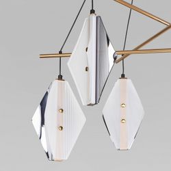 Подвесная люстра Eurosvet  301054 LED латунь