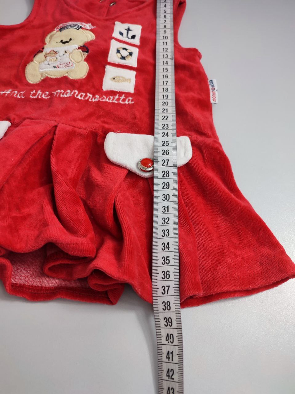 Сарафан велюровый на 1/1,5 года