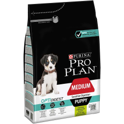 Pro Plan Puppy Medium Lamb - сухой корм для щенков средних пород с чувствительным пищеварением (ягненок)