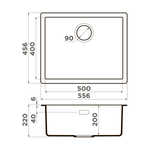кухонная мойка Omoikiri Yamakawa 55T-U/I-WH Tetogranit/белый
