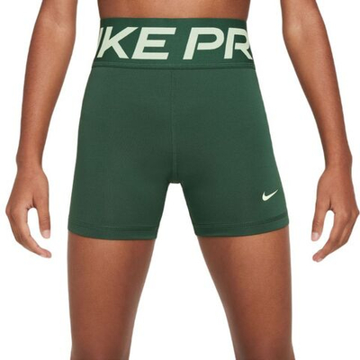 Шорты для девочки теннисные Nike Kids Pro Dri-Fit Shorts - fir/barely volt