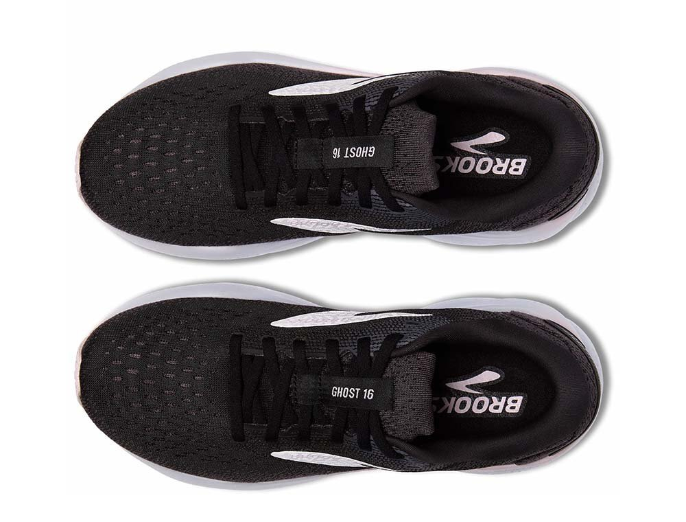 Кроссовки для бега женские Brooks Ghost 16 Черно-Пудровые