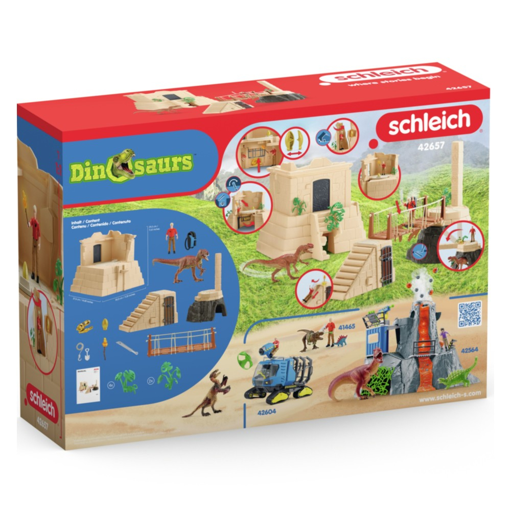 Schleich S 41462 — Игровой набор Schleich Большая исследовательская станция динозавров — фото 1
