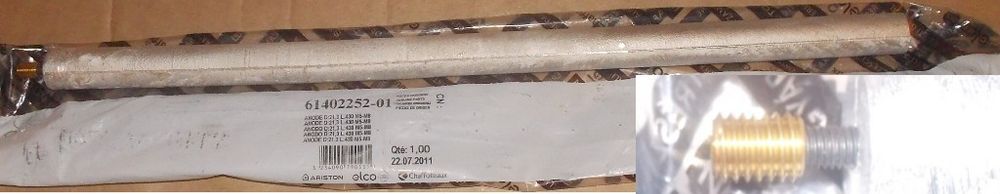 Магниевый анод для водонагревателя Ariston (Аристон) - 570285, 61402252