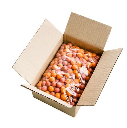 Шишка сосновая в шоколаде Ассорти Облепиха и Клюква / гофрокороб / 1 кг / LARCH