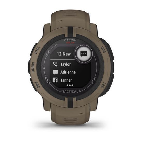 Спортивные прочные часы Garmin Instinct 2, Solar, Tactical Edition, Coyote Tan, 010-02627-04