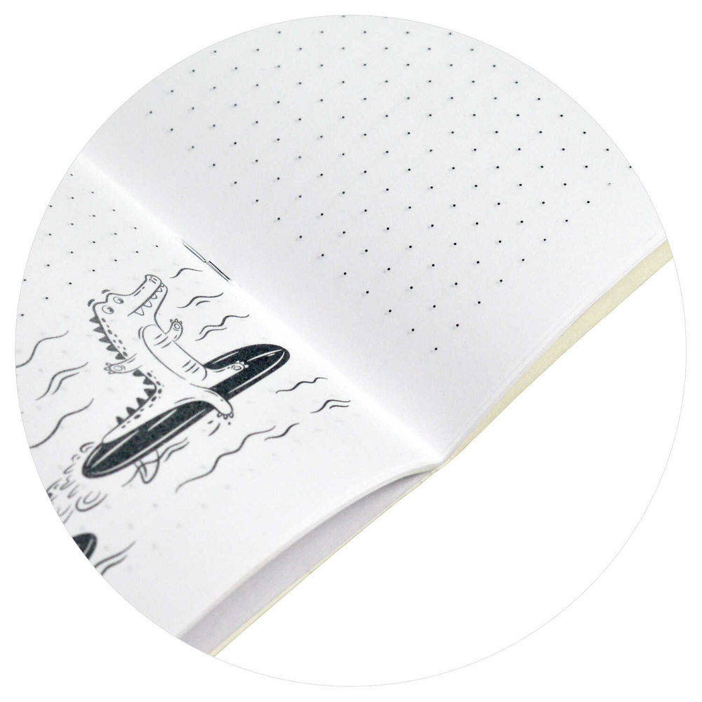 Тетрадь 40л арт. 62328/25/ГРОЗНЫЙ МОПС /180х255 мм, фигурная вырубка, мягкий переплёт (2 скобы). вн.блок - белый офсет, точка. Обложка - мелованный картон 190 г/м²,