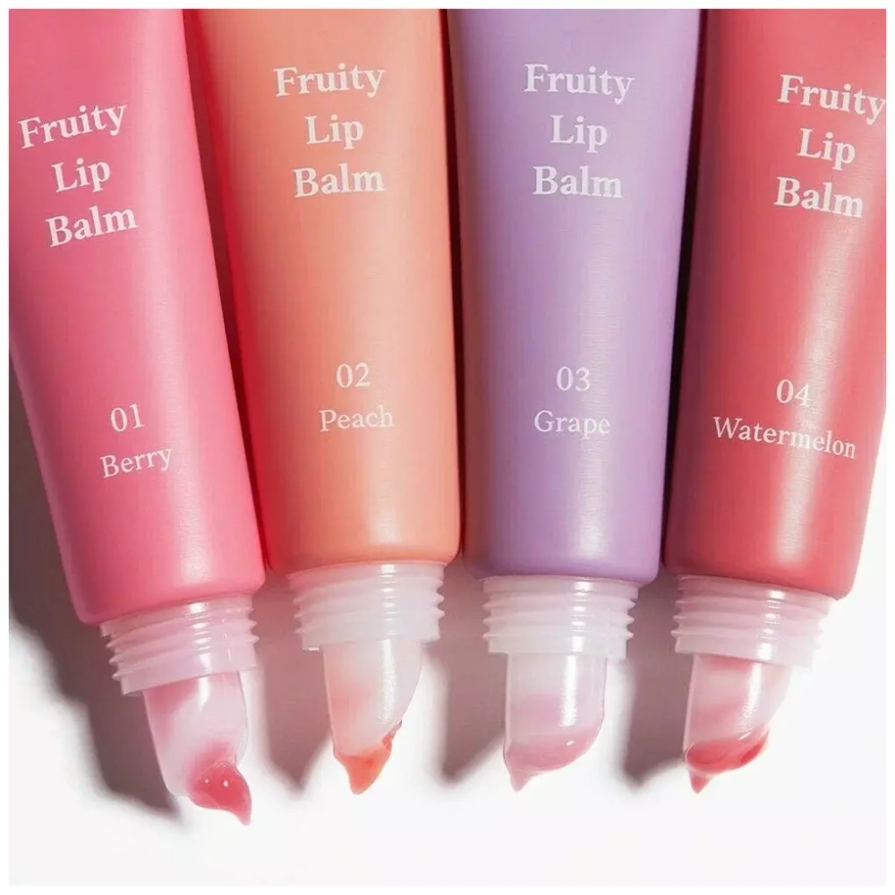 Etude Бальзам для губ с ароматом персика - Fruity lip balm #02 peach, 10г