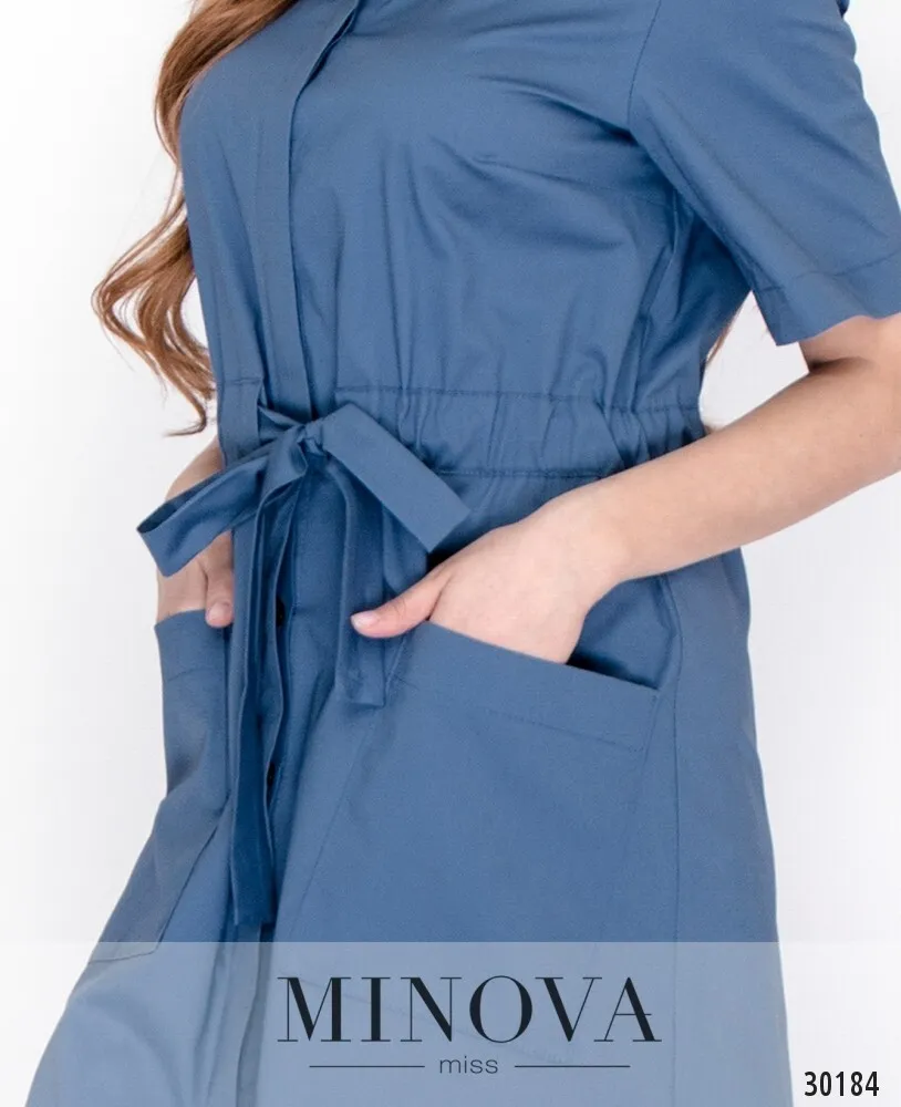 Платье 8604-джинс Minova