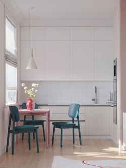 Стул Saga, рогожка, сине-зеленый