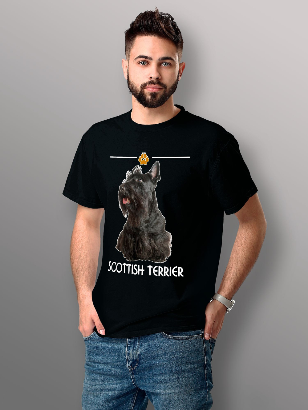Футболка шотландский терьер
