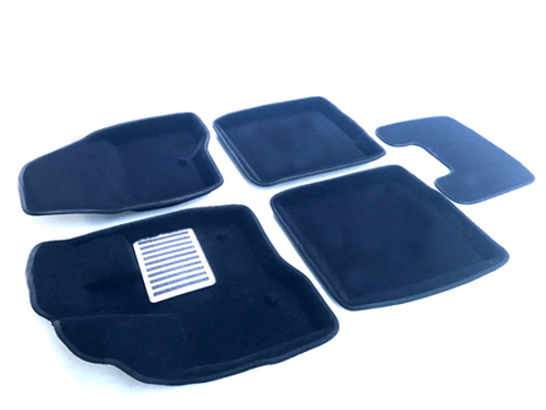 Коврики салона для FORD Explorer (2010-2015) Euromat 3D Lux черные. Арт. EM3D-002218