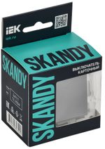 SKANDY Выключатель карточный 30А SK-V15Gr серый IEK
