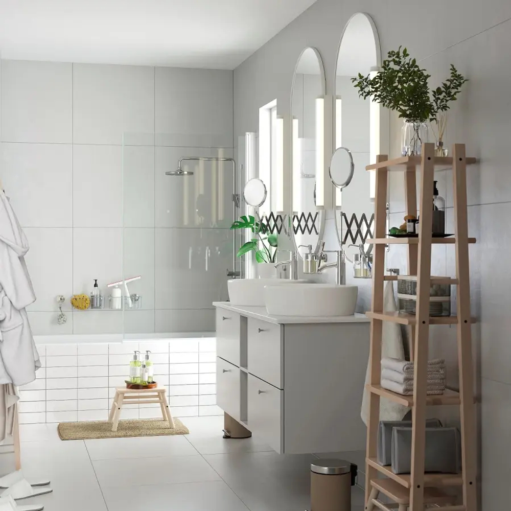 Столешница в ванную - TOLKEN  IKEA/ ТОЛКЕН ИКЕА, 122х49 см, белый