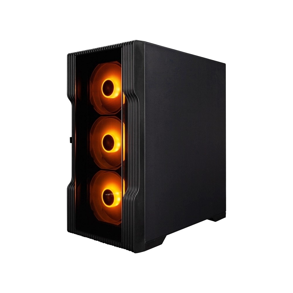 Корпус для компьютера 1STPLAYER TRILOBITE T3-G ARGB Black / mATX / 4x 120mm ARGB fans inc. / T3-G-BK-4F2(AP)