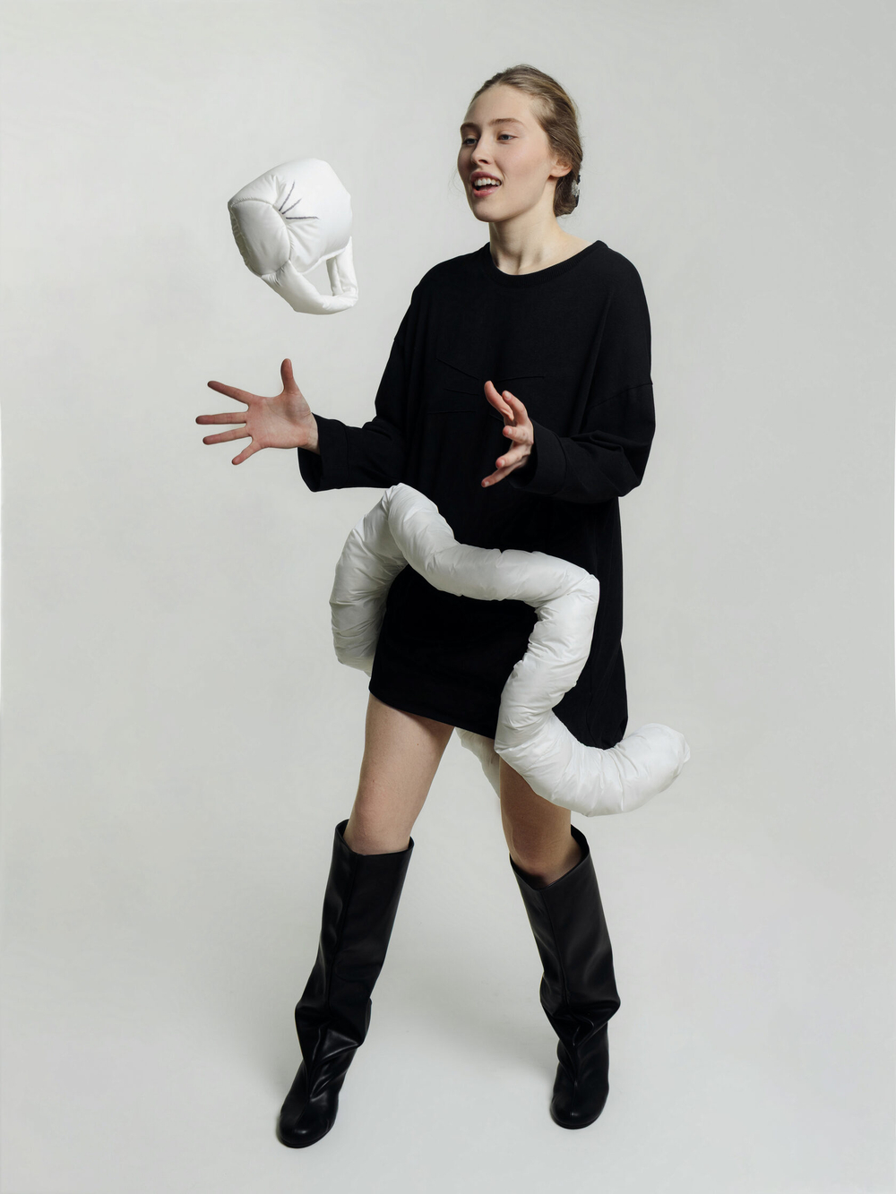 Платье Women Lifebuoy Dress Black and Whit