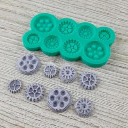 Силиконовый молд Набор шестеренок