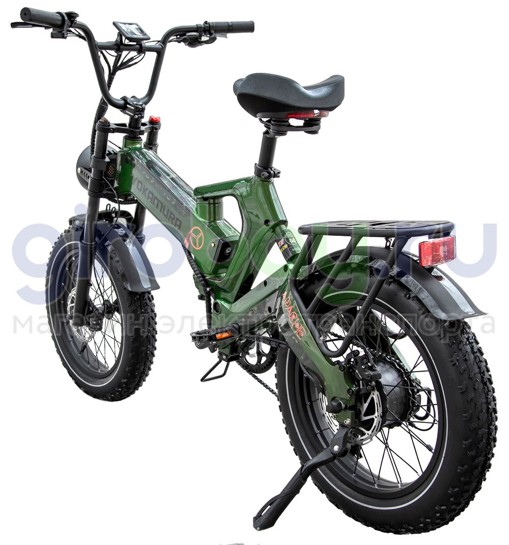 Электровелосипед Yokamura Apache (48V/20Ah) - Military Green фото 8 фото №8