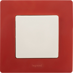 Рамка 1 пост красный ETIKA Legrand