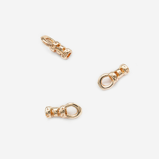 Концевик зажимной 9*3,2мм, позолота