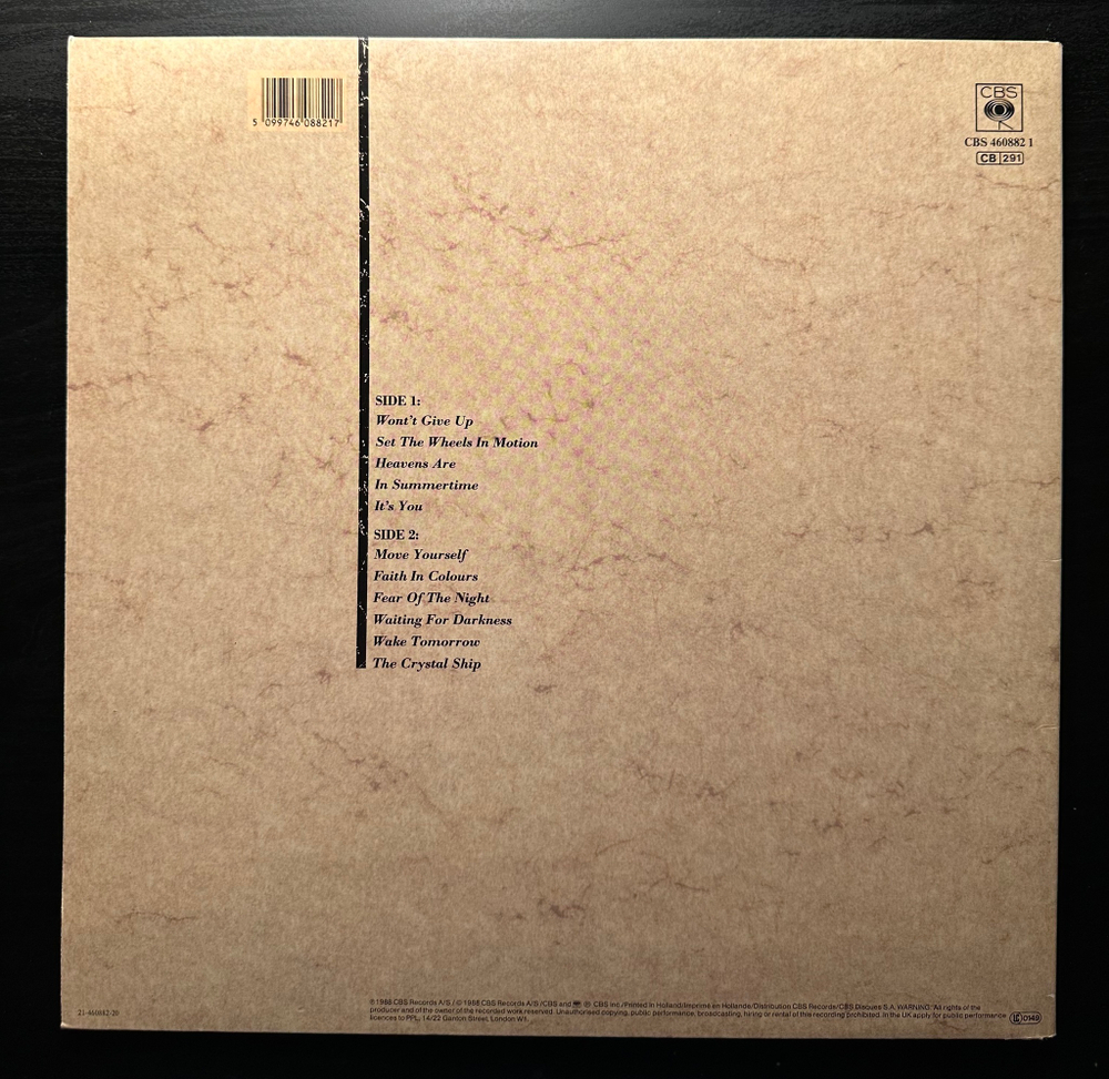 I.C. Eyes - Faith In Colours (Голландия 1988г.)