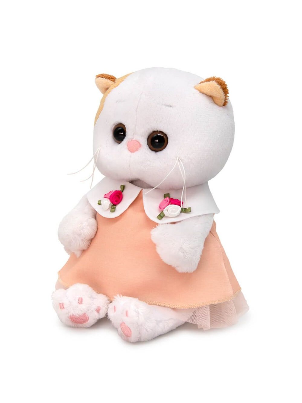 Мягкая игрушка Ли-Ли Baby в персиковом платье 20см