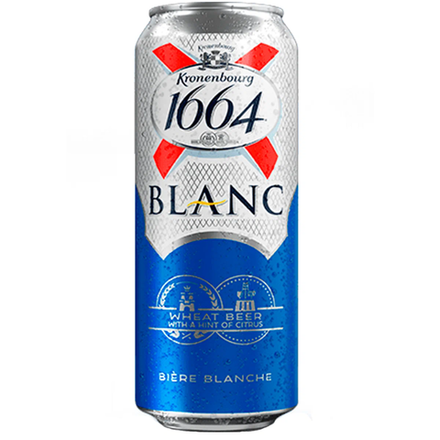 Пиво Kronenbourg 1664 0,43 л ж/б