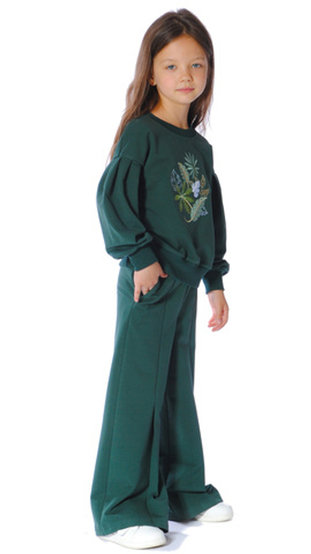 Брюки трикотажные для девочки 7-9 лет