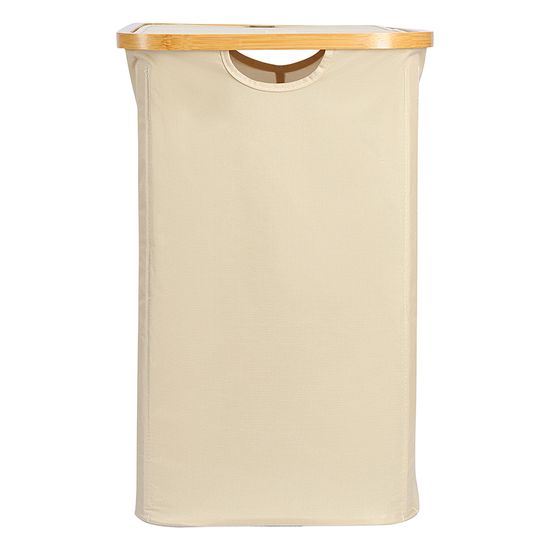 Корзина для белья с двумя отделениями neat twin, 53,5х33х53 см, молочная