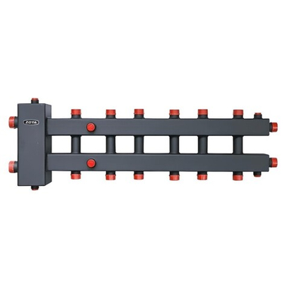 ZOTA Коллектор с гидрострелкой для котла горизонтальный, 7 контуров, до 70 кВт