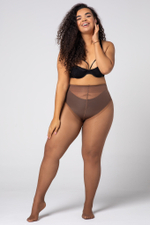 Колготки MONA QUEEN SIZE HIP-NOTIC BIKINI цвет: Smoky Topaz
