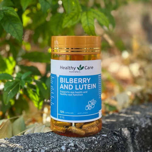 Капсулы для здоровья глаз Лютеин и Черника Bilberry & Lutein Healthy Care Australia