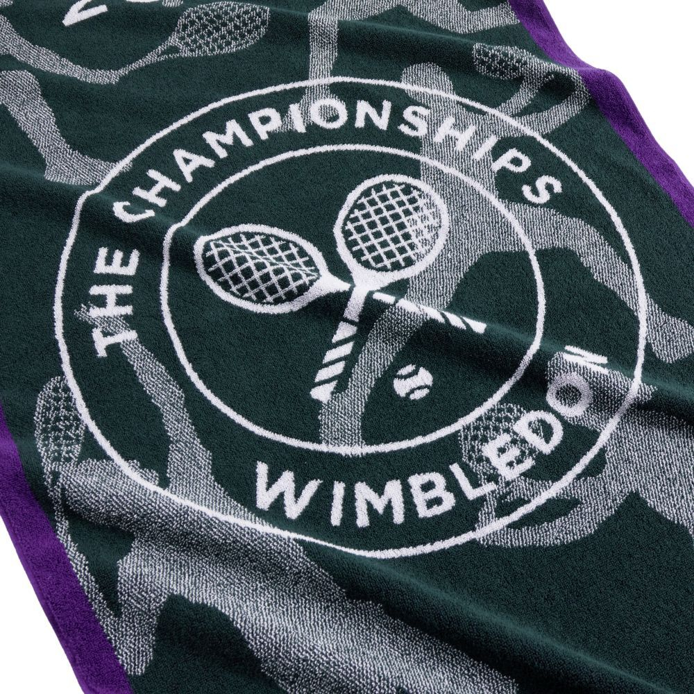 Теннисное полотенце Wimbledon Championship Towel 2024 - Purple, Green