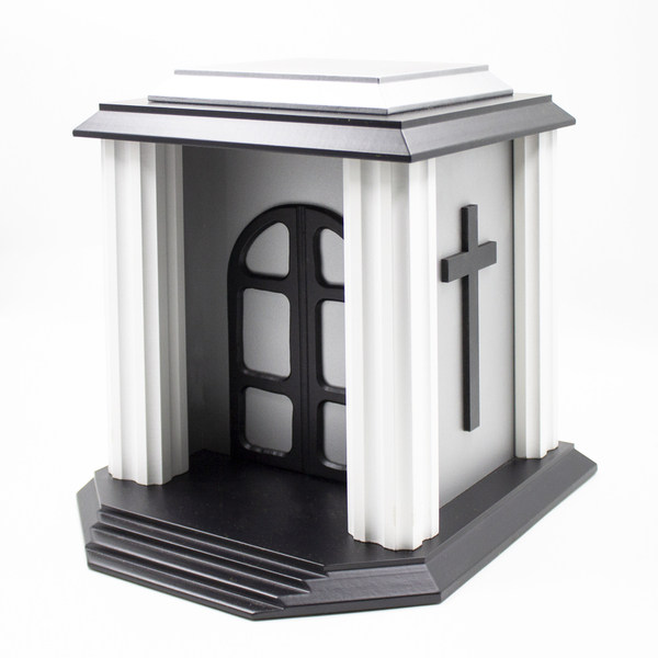 Урна для праха "Часовня" эмаль