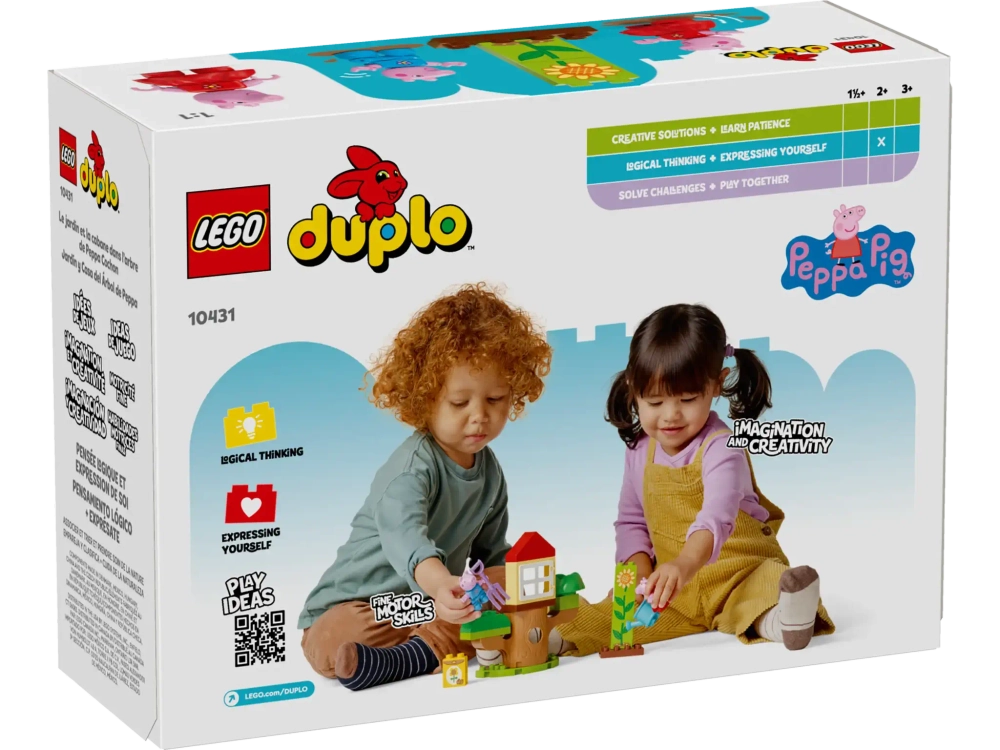 Конструктор LEGO Duplo 10431 Peppa Сад и домик на дереве