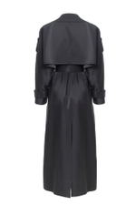 "Trench cape" Тренч-кейп в пол из хлопка.