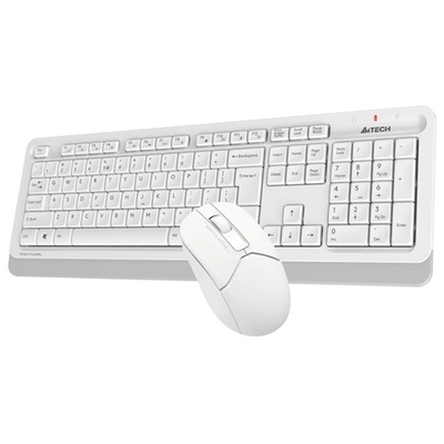 Комплект (клавиатура + мышь) A4Tech Fstyler FG1012, белый