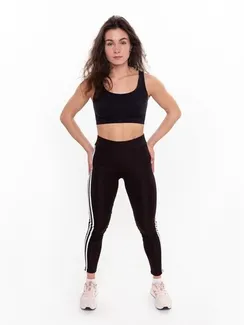 Леггинсы женские, цвет чёрный, размер 50